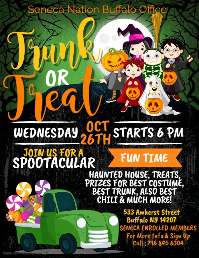 Trunk or Treat Seneca Nation Buffalo Office SNI