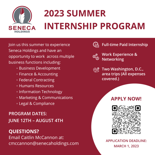 Seneca Holdings 2023 Summer Internship Program - SNI