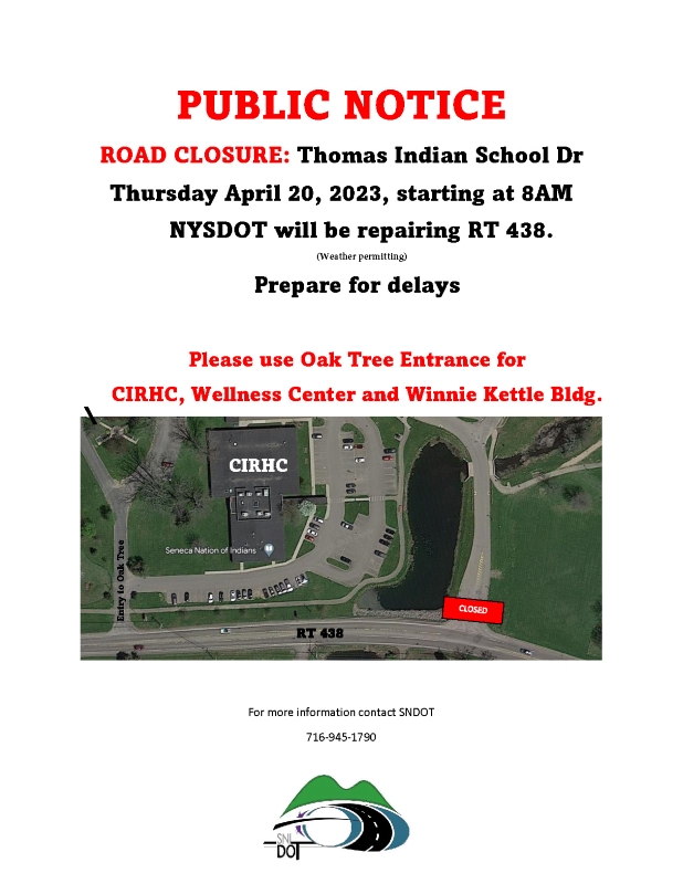 Public Notice Road Closure - SNI