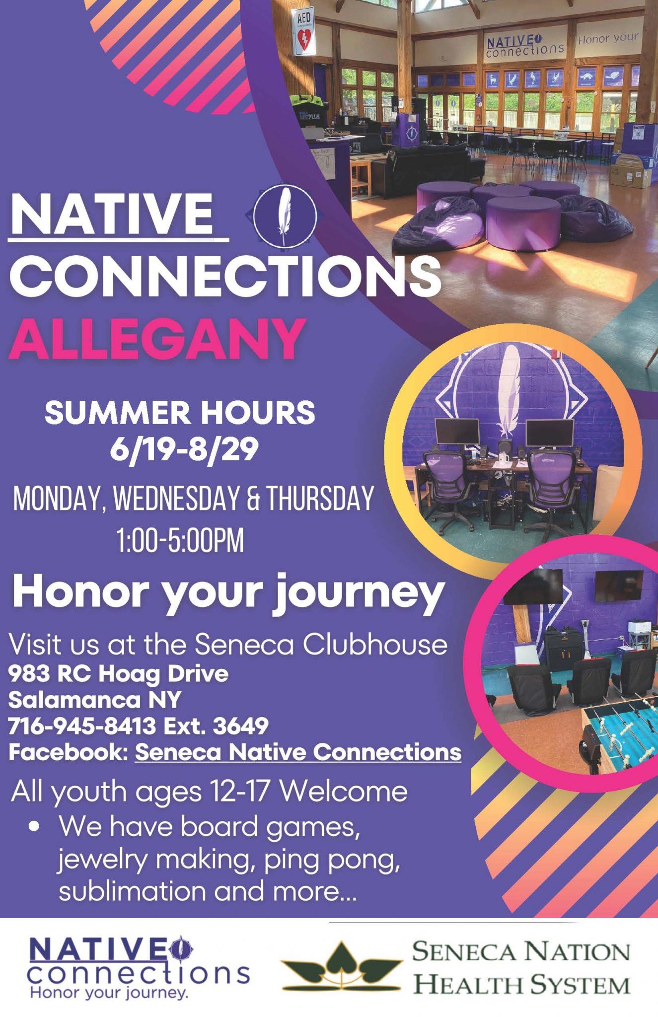 Seneca Clubhouse Allegany Summer Hours SNI