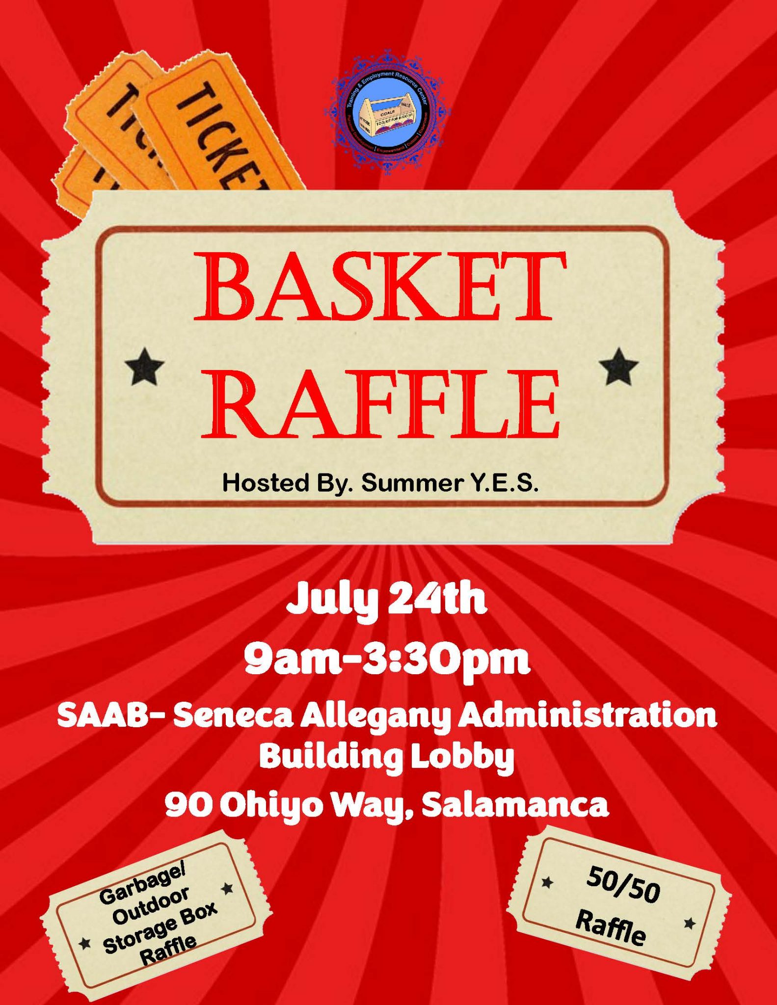 Summer Y.E.S. Basket Raffle - SNI