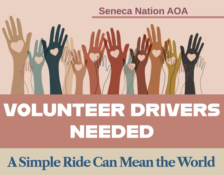 Volunteer drivers needed for aoa