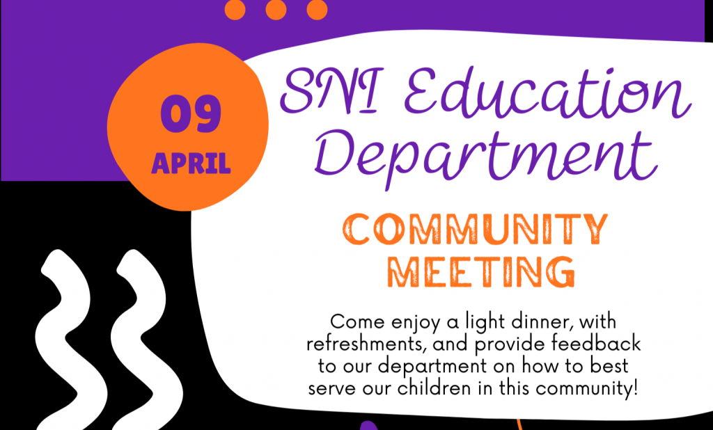 education department community meeting