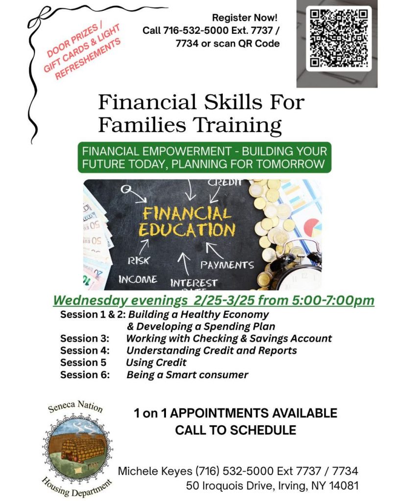 financial skills for families training through seneca housing