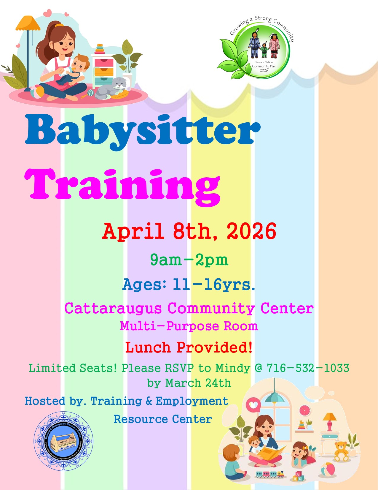 Babysitter Training at the Cattaraugus Community Center for Community Fair