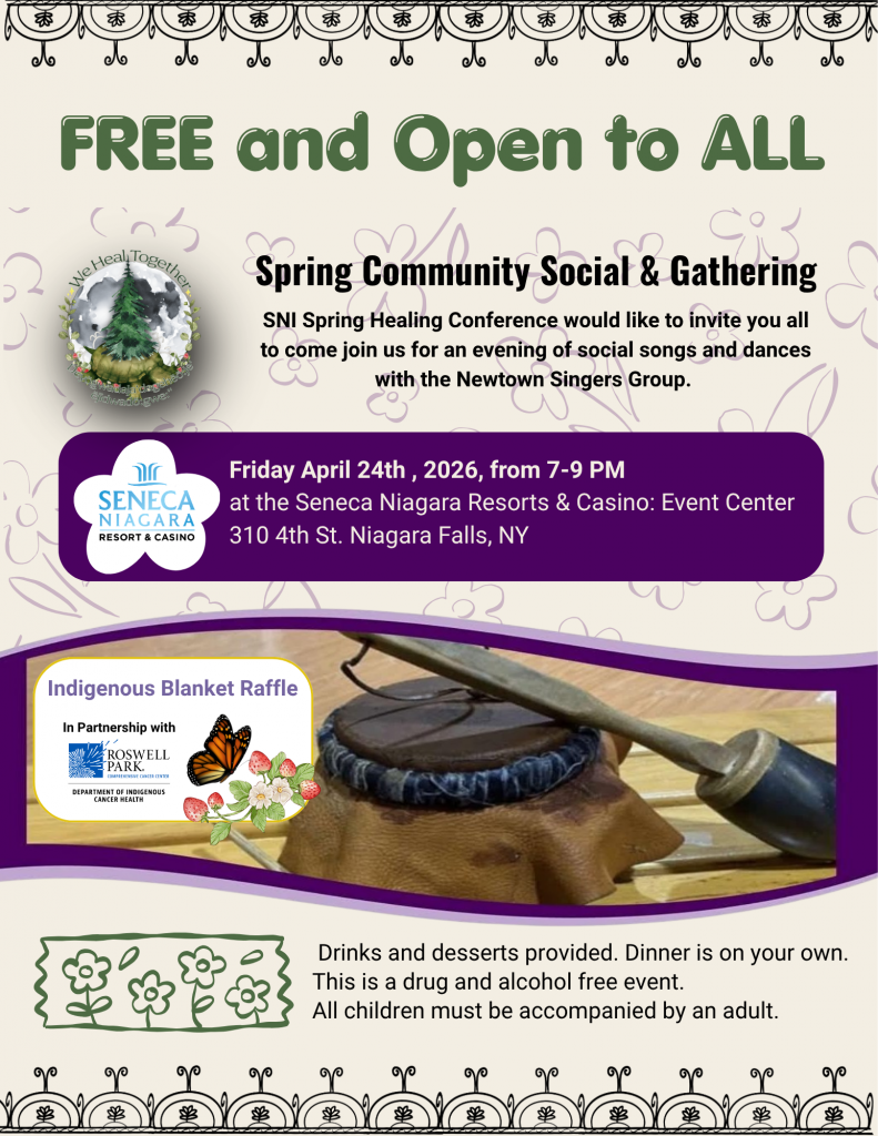 spring community social gathering on april 24, 2026 at the seneca niagara resort and casino