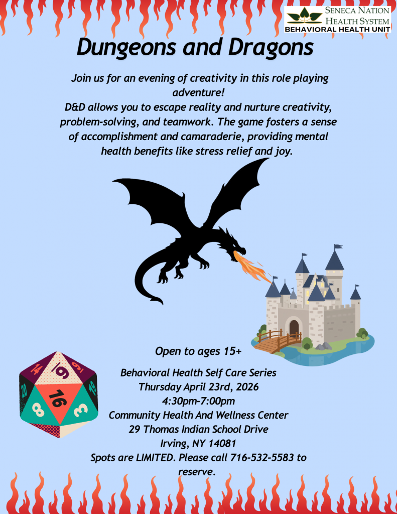 dungeons and dragons event on april 23, 2026