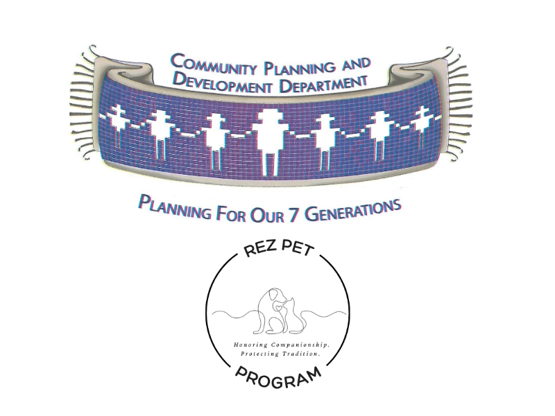 Community Planning & Development and Rez Pet Program Logo