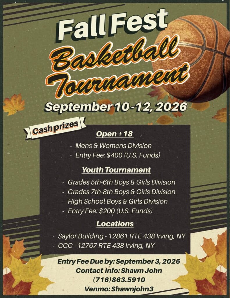 Seneca Nation Fall Festival Basketball Tournament in Cattaraugus