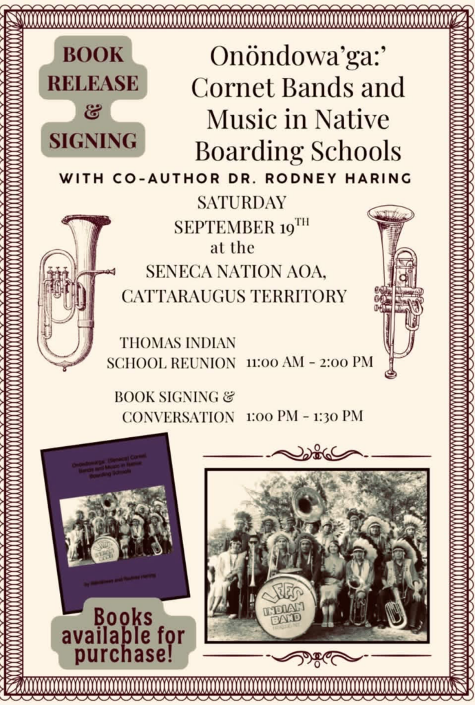 Onöndowa’ga:’ Cornet Bands and Music in Native Boarding Schools Event