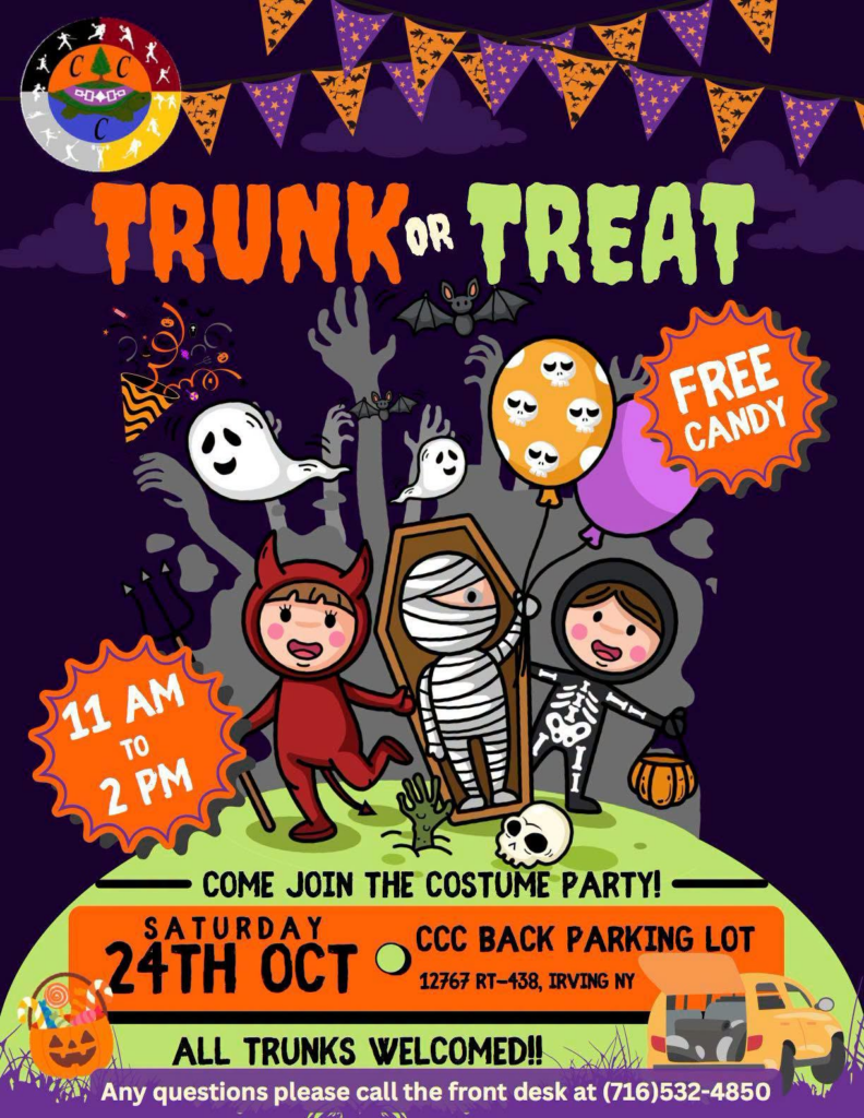 trunk or treat event at the Cattaraugus Community Center