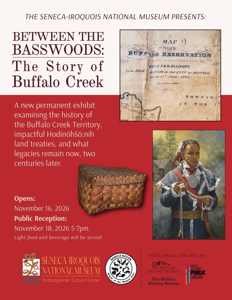 Between the Basswoods public reception at the Seneca Iroquois National Museum